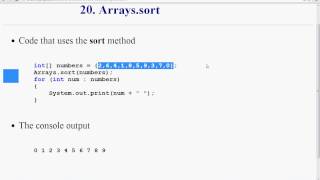 Week 11 Java Array and Comparable interface Part 1