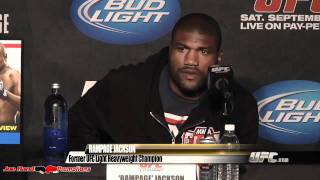 UFC 135 - Jones vs Rampage Press Conference Highlights
