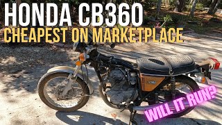 I Bought The Cheapest Honda CB360 On Marketplace #cb360 #motorcyclerewind #vintagemotorcycles