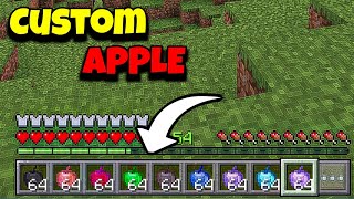 MINECRAFT BUT THERE ARE CUSTOM APPLE