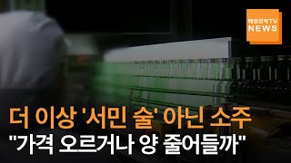 [매일경제TV 뉴스] 서민 애환 달래준 소주, 원료값 인상에 \