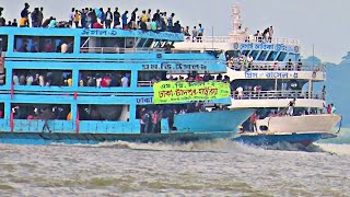 রাসেল ৫ কে ওভারটেক করছে ঈগল ৯ | MV Eagle 9 VS MV Prince Rasel 5 Ship Racing