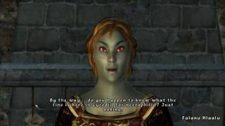 Oblivion - Creepy Question from the Skingrad Alchemist