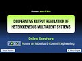 Cooperative Output Regulation of Hetero. Multi-Agent Systems - Ahmet T. Koru, UTA (FoRCE Seminars)