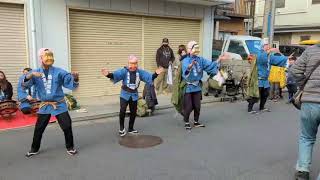 2022年12月30日　生麦魚河岸　生麦囃子保存会　いんば総踊り