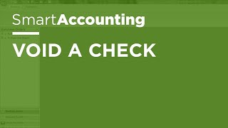 SmartAccounting - Void a Check