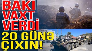 Bakı vaxt verdi-20 günə buradan çıxın! - Gündəm Masada - Media Turk TV