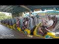 4k 60fps pantheon 🎢 multi launch roller coaster🎢 on ride busch gardens williamsburg