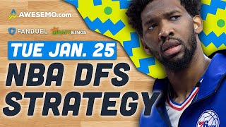 NBA DFS Strategy 1/25/22 | DraftKings & FanDuel NBA Picks