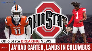 HUGE Ohio State Football Recruiting News. Ja’Had Carter Commits from the Transfer Portal!
