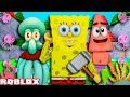 VIRAMOS PERSONAGENS DE BOB ESPONJA no MARRETÃO! - ROBLOX