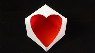 Heart Cube - Creating Heart Illusion Step by Step - VamosART