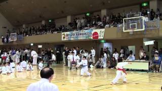 20140429空手道賽3年級組型一回戦.Japan Shibuya Karate contest 3nd. grad-1st.round