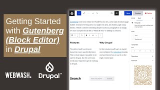 Getting Started with Gutenberg (Block Editor) in Drupal (2024)
