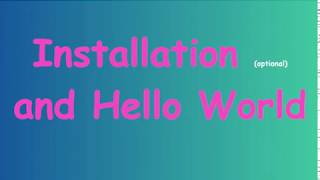 Python Tutorial For Beginners - Episode 1 - Hello World