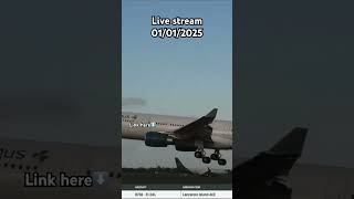 Airport live stream , 01/01/2025 #planespotting #aviation #livestream #avgeek #boeing #liveairport