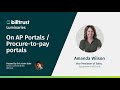 Amanda Wilson on AP Portals | Billtrust Luminaries