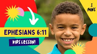 Kids Bible Devotional - Ephesians 6:11 | Full Armor of God