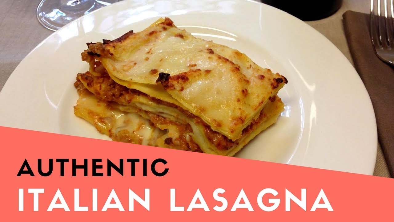 AUTHENTIC ITALIAN LASAGNA | BY CHEF ENRICO - LA SALUMERIA SILVIO - YouTube