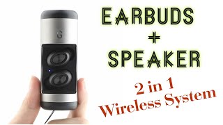 iGear TwinBod 2.0 Overview | Earbuds and speaker 2 in 1 | Wireless Earbuds \u0026 Speaker | Technary