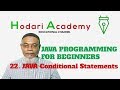 Java Programming for Beginners - 22. Java Conditional Statement