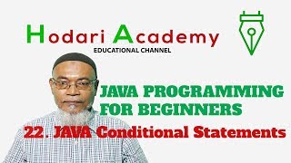 Java Programming for Beginners - 22. Java Conditional Statement