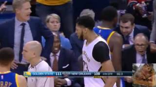 Green Game Saving Steal On Davis Warriors@Pelicans 2016, 13 December