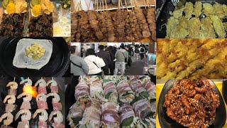 Overwhelming scale! Holy land of the night market!! (Jeonju Nambu Market Hanok Village Night Market)