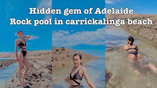 Hidden gem of Adelaide/ South Australia/ Rock pool in carrickalinga beach/ Myponga reservoir