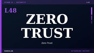 Zero Trust — explained simply | Networking #48