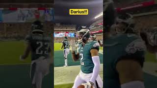 Darius Slay after scoring a touchdown in Minnesota Vikings vs Philadelphia eagles￼￼ game