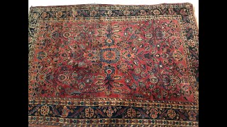 Sarouk 1106, 3' 5” x 4’ 11”, 1st Quarter of the 1900s