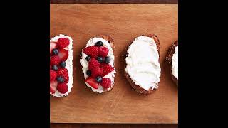 Whipped Honey Mascarpone \u0026 Berry Toast Recipe from Food City