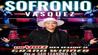 thrilled  to announce that sofronio Vasquez will have a show in San  California on March15 2025