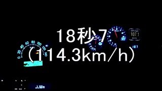 2016年4月 ダイハツ エッセ 0-400m(ゼロヨン) タイム計測