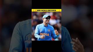 MSD WORLD RECORDS || cool captain mahi ___07 #viralvideo #shortvideos #facts