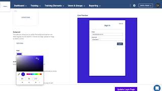 SkyPrep: Login Form Customization