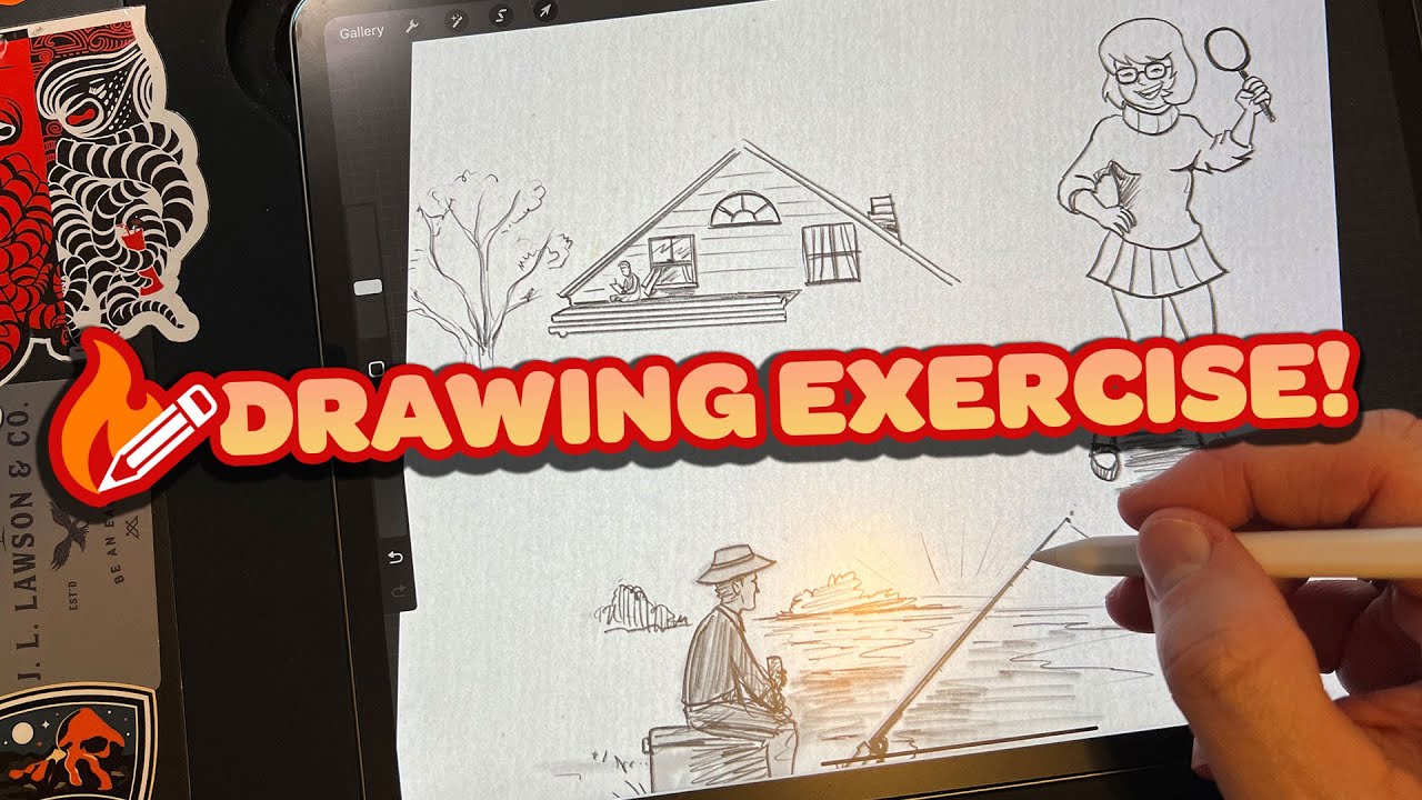 Weekly Warm Up Drawing Excercises Youtube