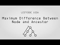 MinMaxing FTW – Maximum Difference Between Node and Ancestor – Leetcode 1026