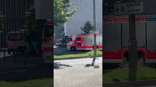 Firetruck in action in Germany street #germany #firetruck #frankfurt