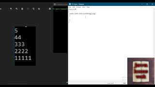 for loop pattern 14 | java homework