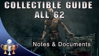 Outlast - ALL 62 Notes \u0026 Documents - Full Game Collectibles Guide - PULITZER Trophy