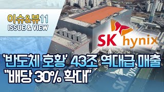 SK하이닉스 지난해 매출 43조 '사상 최대'…배당도 확대 / 머니투데이방송 (뉴스)