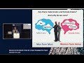 are there male brains and female brains daphna joel keynote address