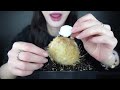 asmr drinking eating and smashing coconuts