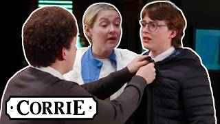 Will Exposes Sam For Abusing Megan | Coronation Street