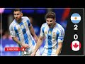 Argentina vs Canada 2-0 Highlights & All Goals| Copa America 2024 HD