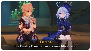 Furina Opens Up to the Traveler (Cutscene) Furina Story Quest | Genshin Impact 4.2