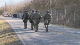 Atlanta police training facility clearing operation underway