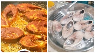 Ilish Maas Baza(Fried Fish)/Kalijeera Rice